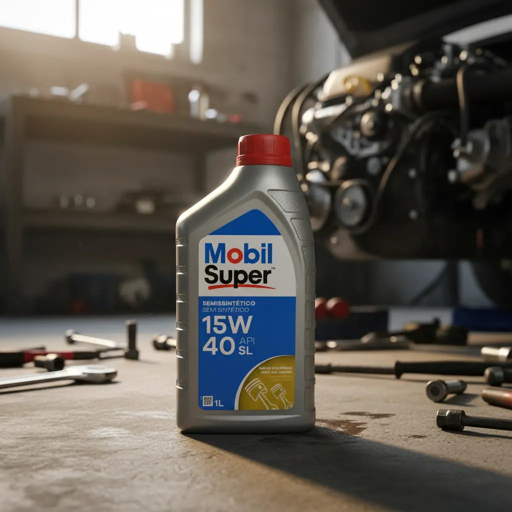 Óleo Mobil Super 15w-40 Semissintético - 1 Litro