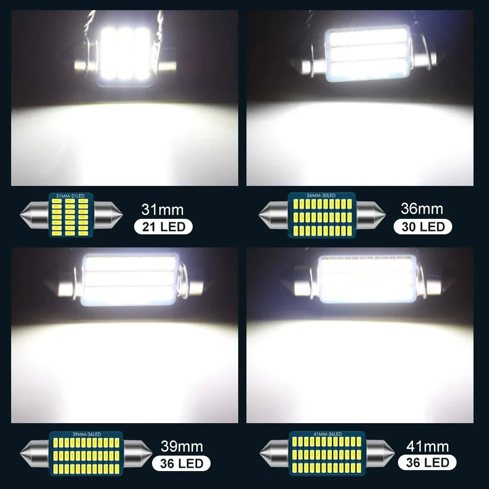 💡🚗 Lâmpada LED Torpedo C5W/C10W Canbus