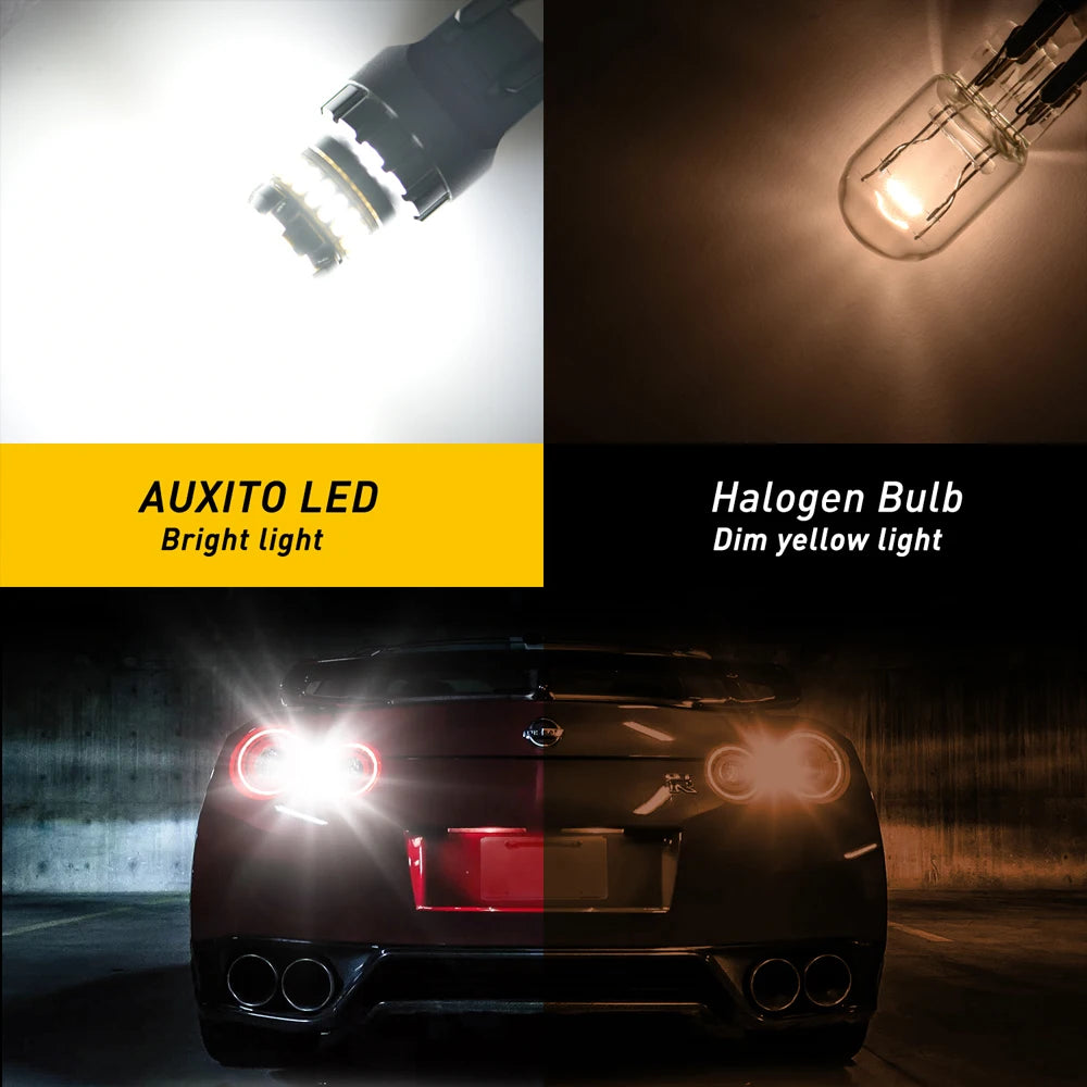 💡🚗 Lâmpada LED T20 7443 / 7440 AUXITO