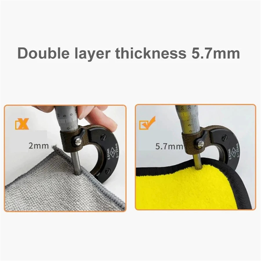 🧽🚗 Toalha de Microfibra para Limpeza Automotiva