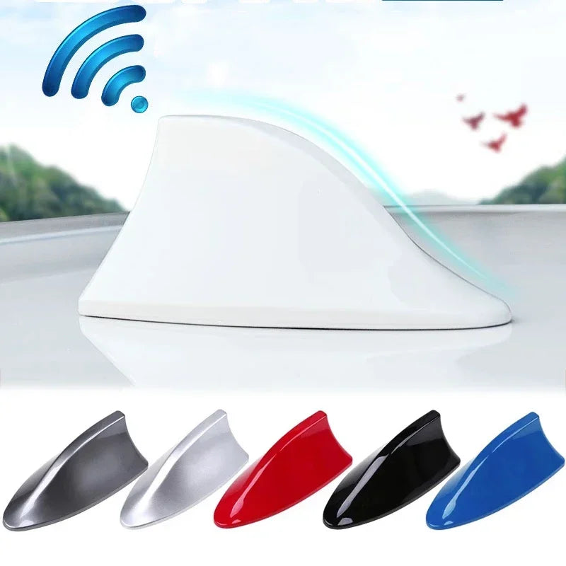 🦈 Antena Tubarão Universal para Carro – Design Esportivo e Sinal FM/AM