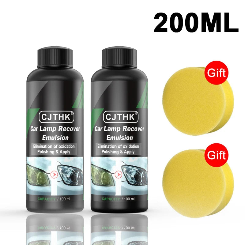 ✨ Restaurador de Faróis Automotivos – Remove Oxidação, Amarelado e Pequenos Riscos