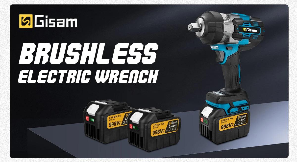 🔥 Chave de Impacto Brushless GISAM 2800N.M 1/2" – Potência Profissional