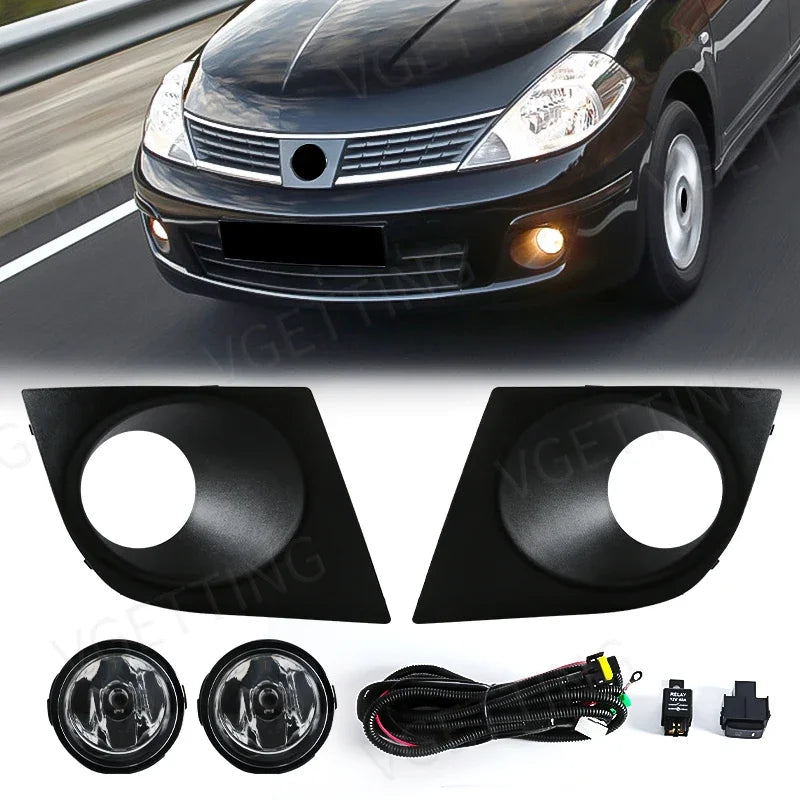 💡🚗 Kit Farol de Milha LED para Nissan Tiida 2007 a 2011