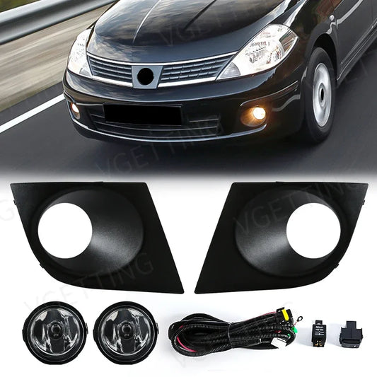 💡🚗 Kit Farol de Milha LED para Nissan Tiida 2007 a 2011