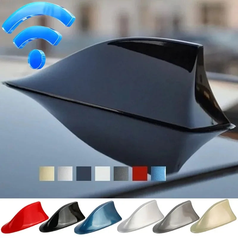 🦈 Antena Tubarão Universal para Carro – Design Esportivo e Sinal FM/AM