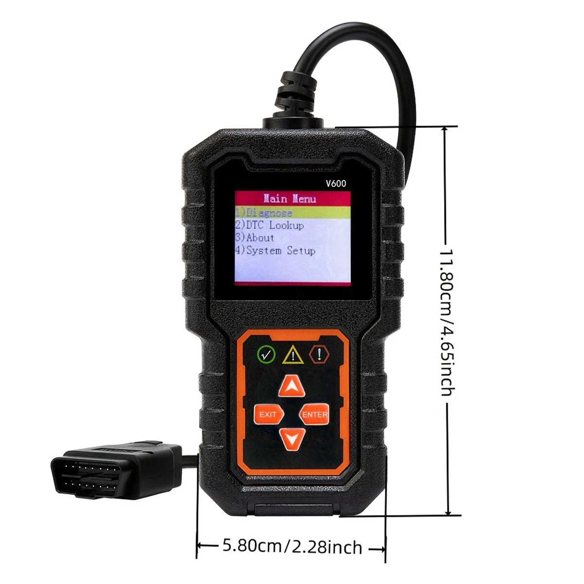 🚗 Scanner Automotivo OBD2 Profissional – Diagnóstico Rápido e Preciso