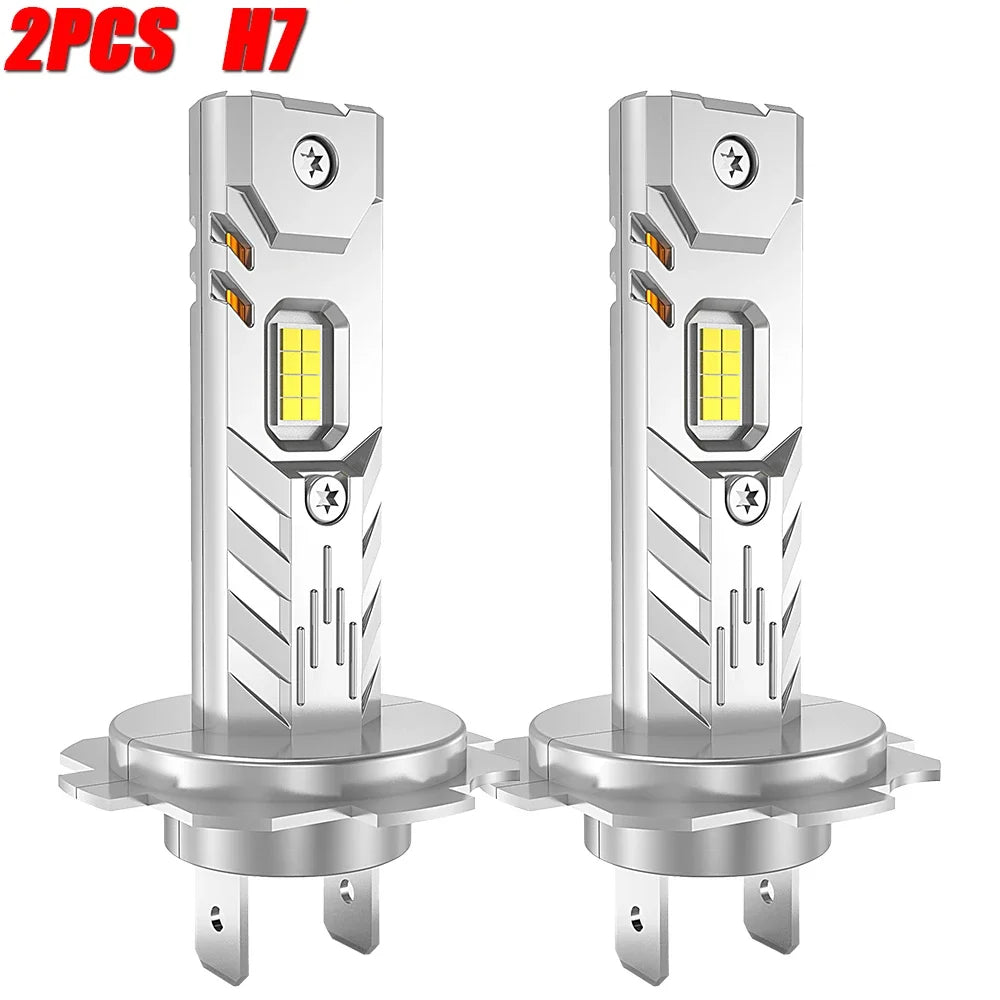 💡🚗 Lâmpada LED H1 / H4 / H7 Super Branca