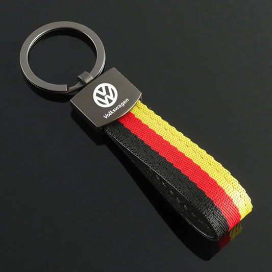 🔑🚗 Chaveiro Trançado Premium Volkswagen