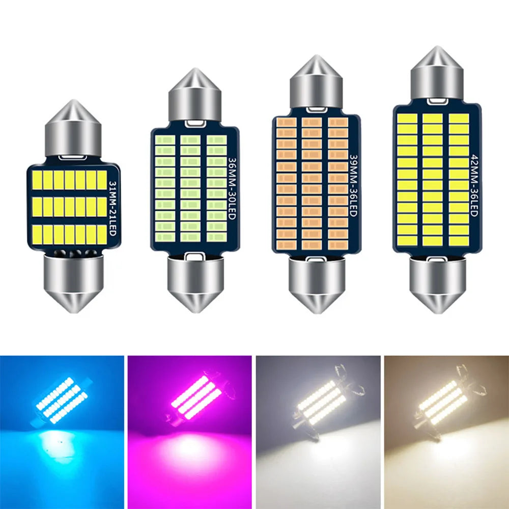 💡🚗 Lâmpada LED Torpedo C5W/C10W Canbus