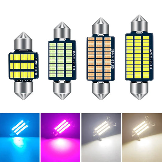 💡🚗 Lâmpada LED Torpedo C5W/C10W Canbus