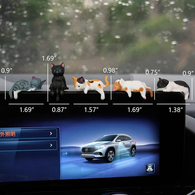 🐱🚗 Mini Gatinhos Decorativos para Carro