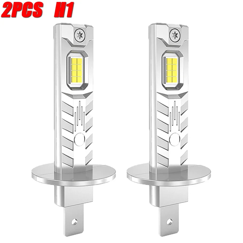 💡🚗 Lâmpada LED H1 / H4 / H7 Super Branca