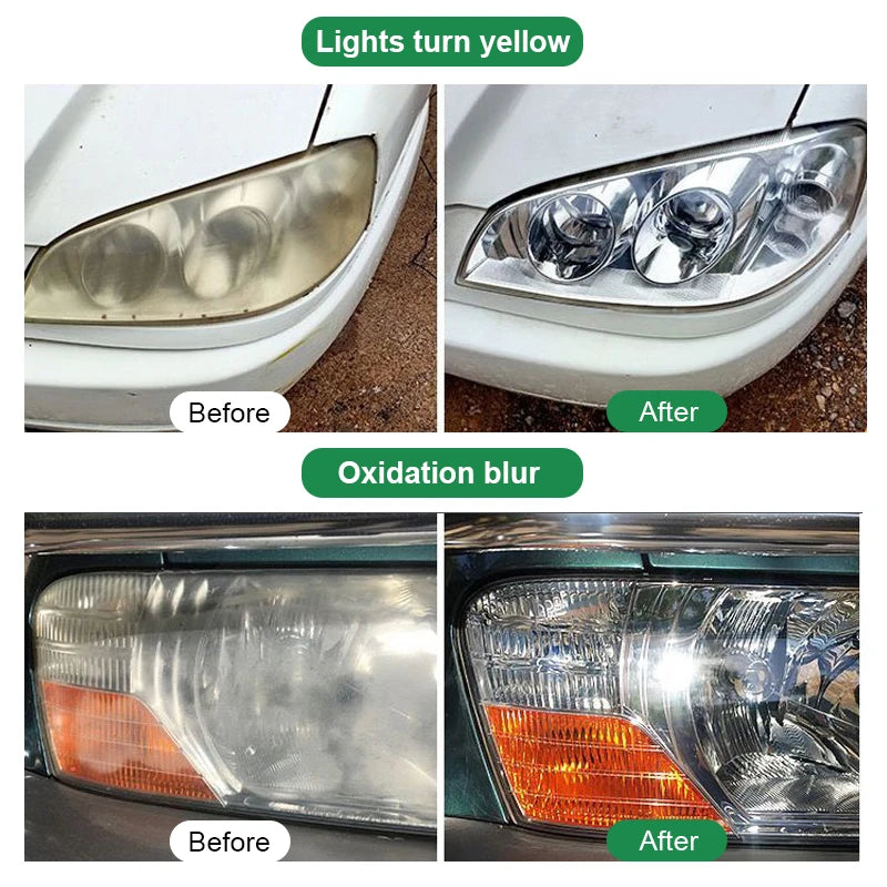 ✨ Restaurador de Faróis Automotivos – Remove Oxidação, Amarelado e Pequenos Riscos