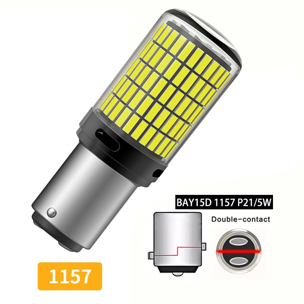 💡🚗 Lâmpada LED Canbus 1156 / 1157 / 7440 / 7443
