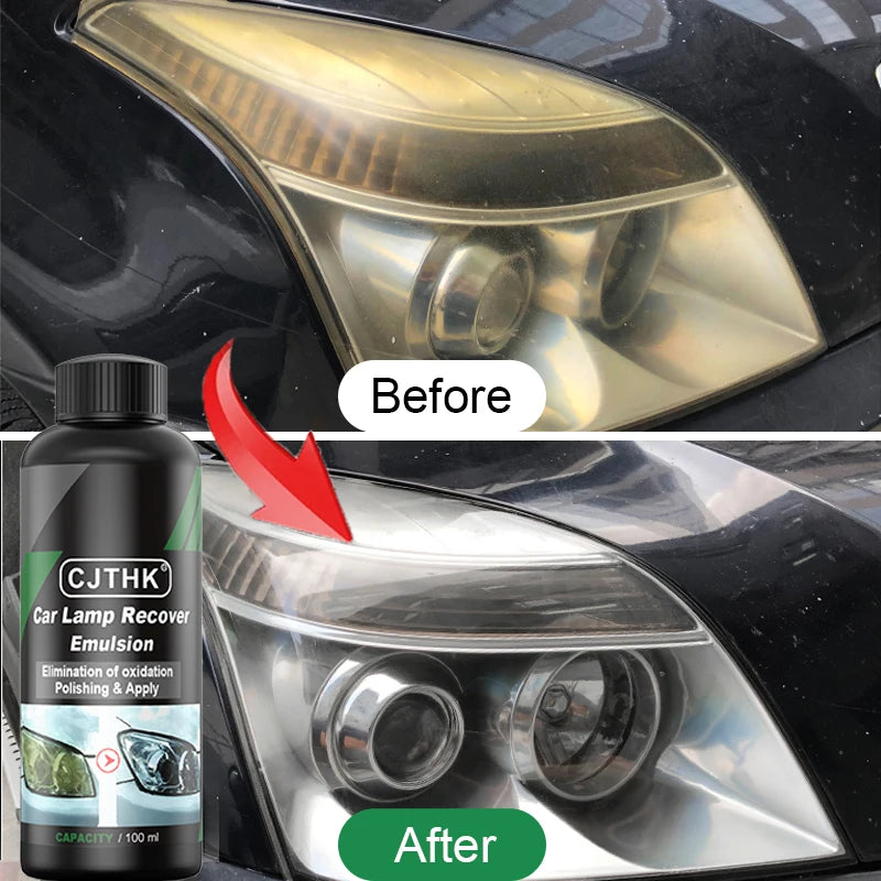 ✨ Restaurador de Faróis Automotivos – Remove Oxidação, Amarelado e Pequenos Riscos