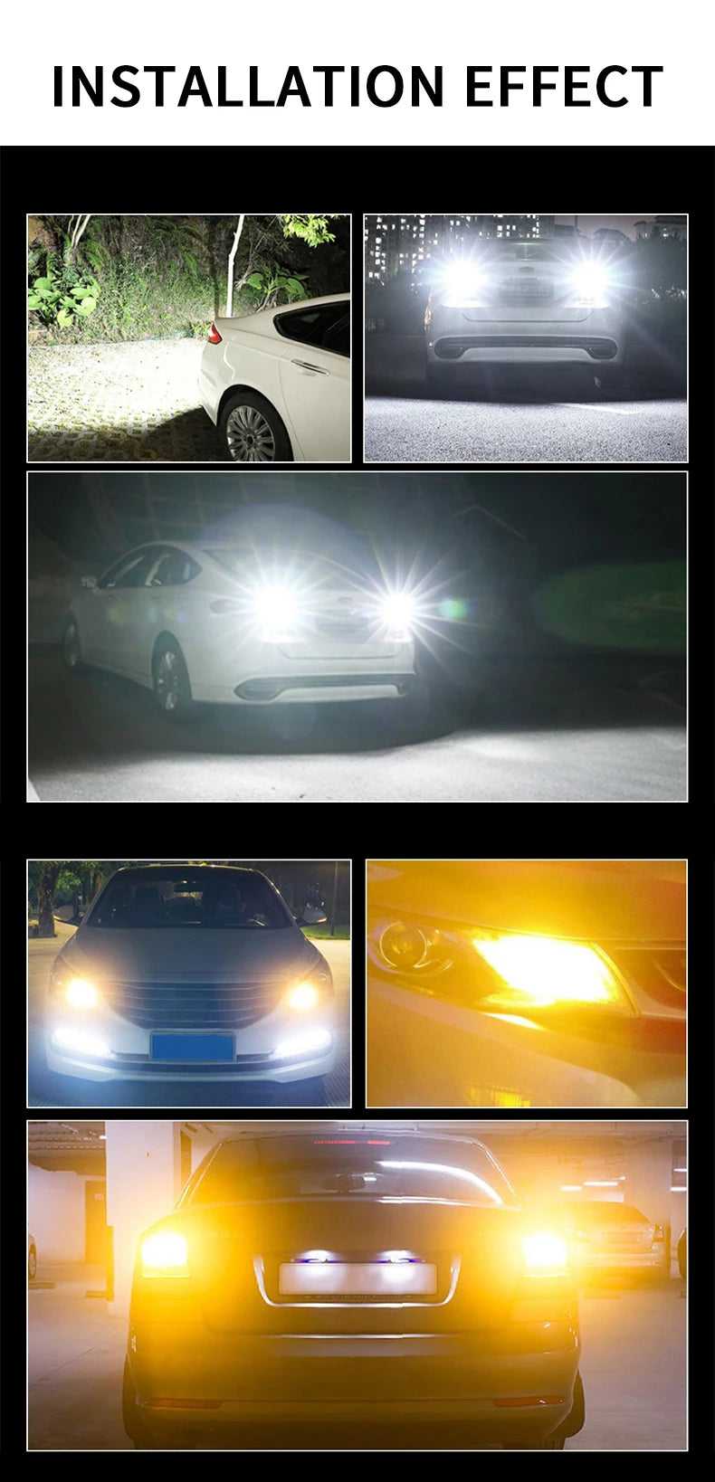 💡🚗 Lâmpada LED Canbus 1156 / 1157 / 7440 / 7443