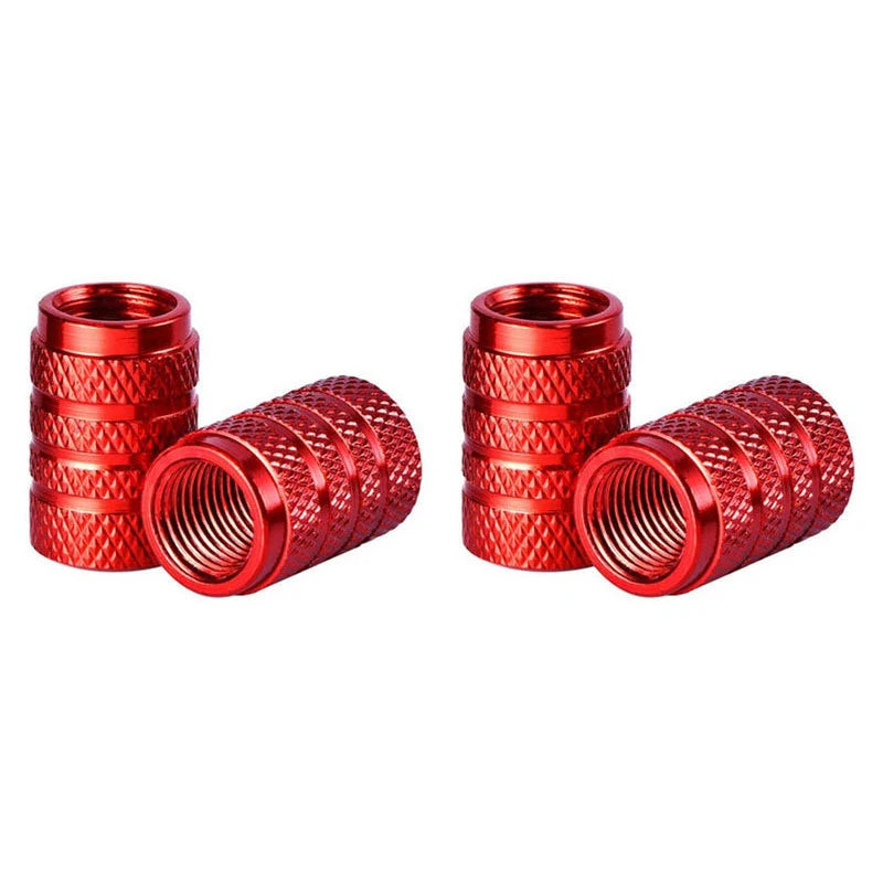 🚗 Kit com 4 Tampas de Válvula para Pneus em Alumínio – Proteção e Estilo para Seu Veículo