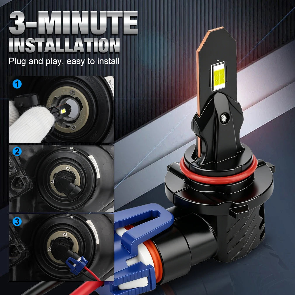 💡🚗 Lâmpada LED S&D Canbus 80W 30000LM