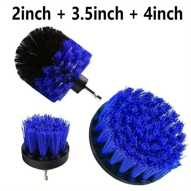 🧽🔧 Kit 3 Escovas para Furadeira - Limpeza Pesada