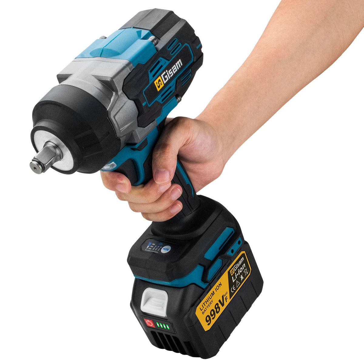 🔥 Chave de Impacto Brushless GISAM 2800N.M 1/2" – Potência Profissional