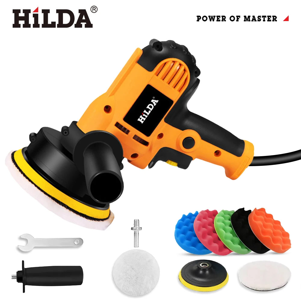 ✨🚗 Politriz Elétrica HILDA 700W 220V para Polimento Automotivo