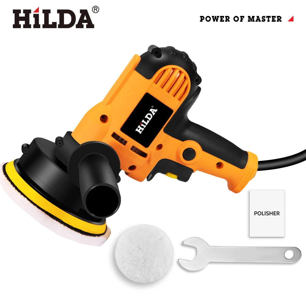 ✨🚗 Politriz Elétrica HILDA 700W 220V para Polimento Automotivo