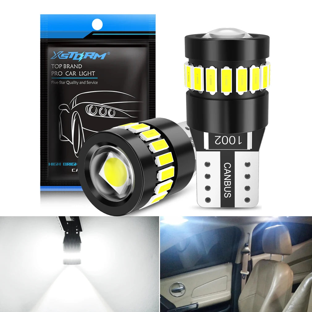 💡🚗 Lâmpada LED T10 W5W Canbus XSTORM