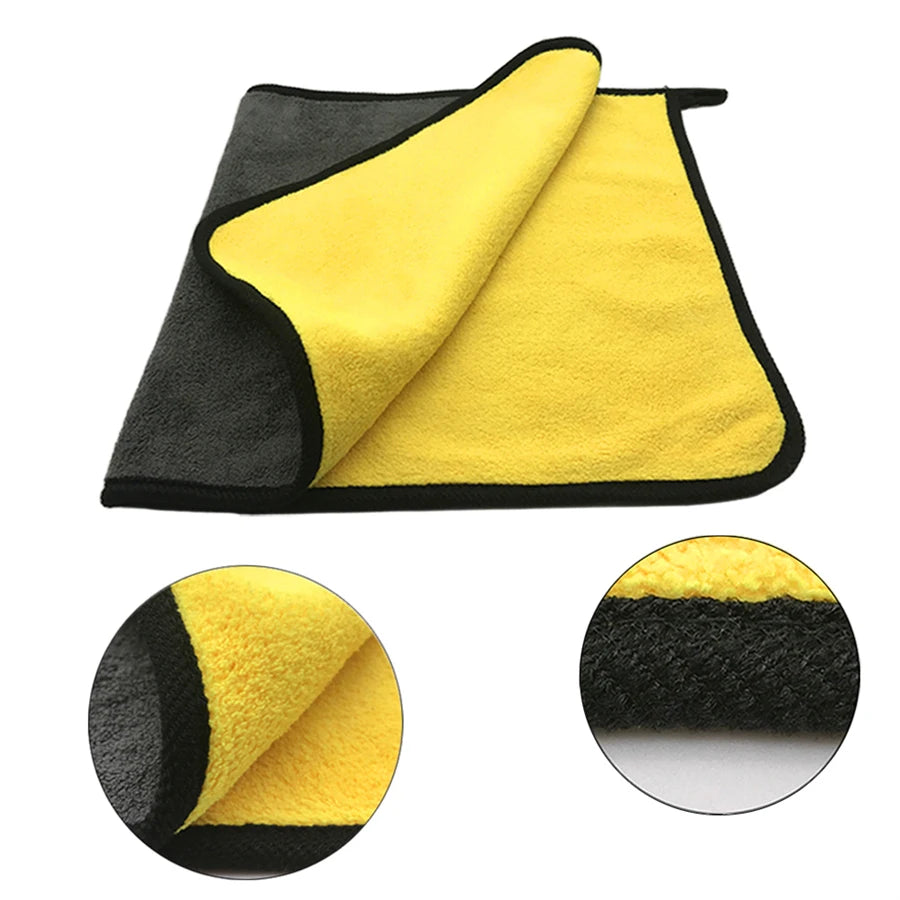 🧽🚗 Toalha de Microfibra para Limpeza Automotiva