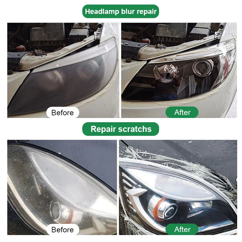 ✨ Restaurador de Faróis Automotivos – Remove Oxidação, Amarelado e Pequenos Riscos