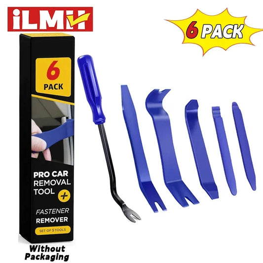 🛠️ Kit Removedor de Acabamentos Automotivos – 5 Peças para Desmontagem de Painéis e Grampos