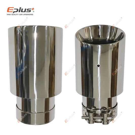 🚗 Ponteira de Escapamento Esportiva Universal Dupla Camada Inox 304