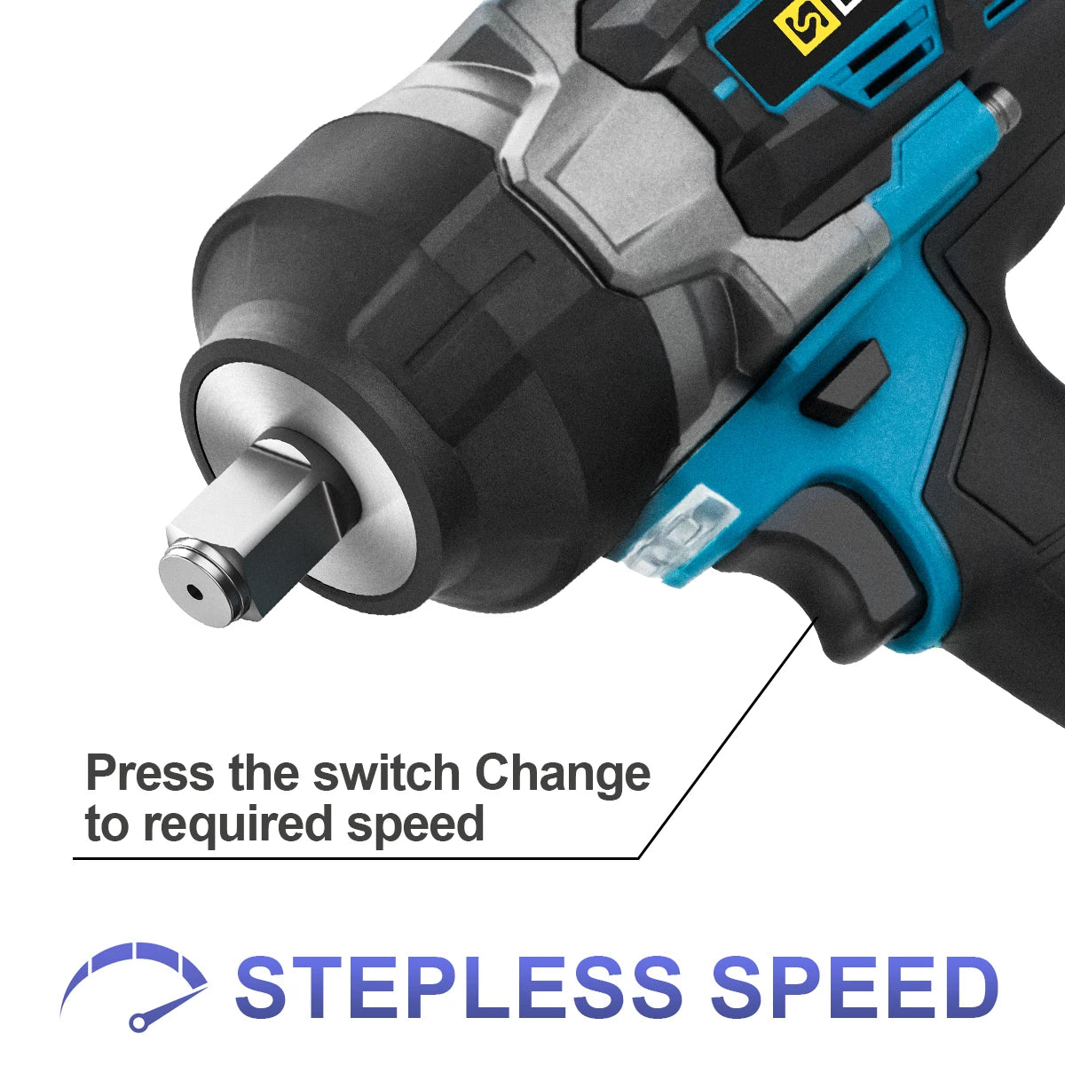 🔥 Chave de Impacto Brushless GISAM 2800N.M 1/2" – Potência Profissional