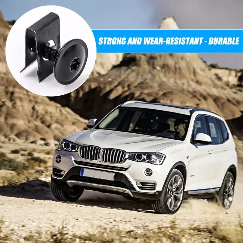 🔩🚗 Kit Presilhas U + Parafusos Autoatarraxantes para Fixação Automotiva