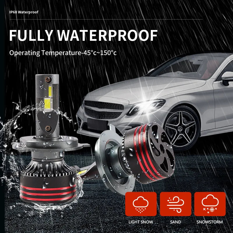💡🚗 Lâmpada LED M8 Pro H7 / H8 / H11