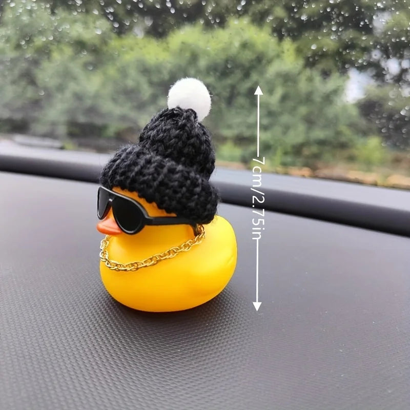 😎🚗 Kit Decorativo Gorro e Óculos para Carro