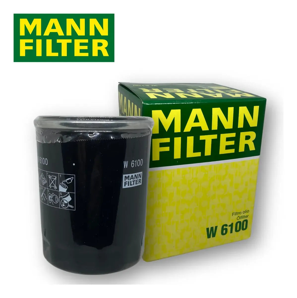 Filtro De Óleo Fiat Uno Palio Fire Evo, Honda Fit Civic Mann