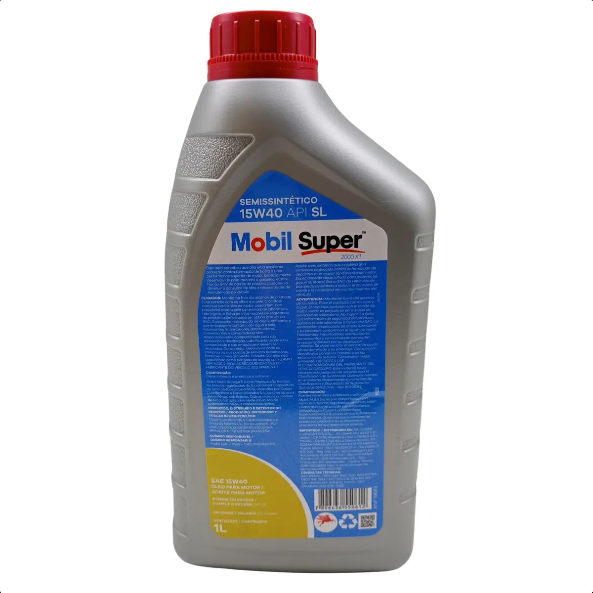Óleo Mobil Super 15w-40 Semissintético - 1 Litro