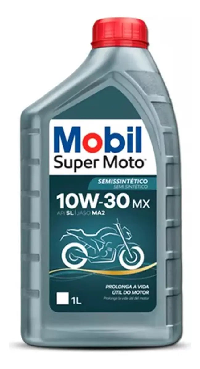 Oleo Mobil Super Moto Semissintetico 10w30 1 Litro